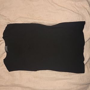 Anthropologie black ribbed tank size XL